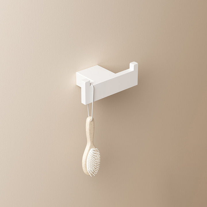 Lisslune | Modern White Bathroom Accessory Set Stainless Steel Bath Hardware Set