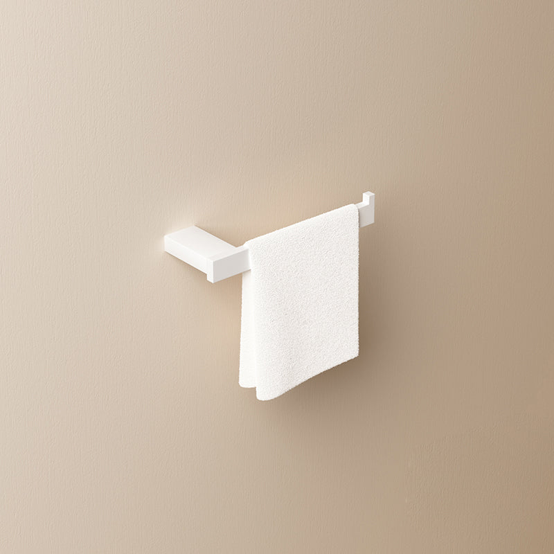 Lisslune | Modern White Bathroom Accessory Set Stainless Steel Bath Hardware Set