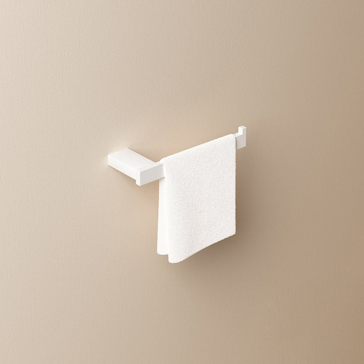 Lisslune | Modern White Bathroom Accessory Set Stainless Steel Bath Hardware Set