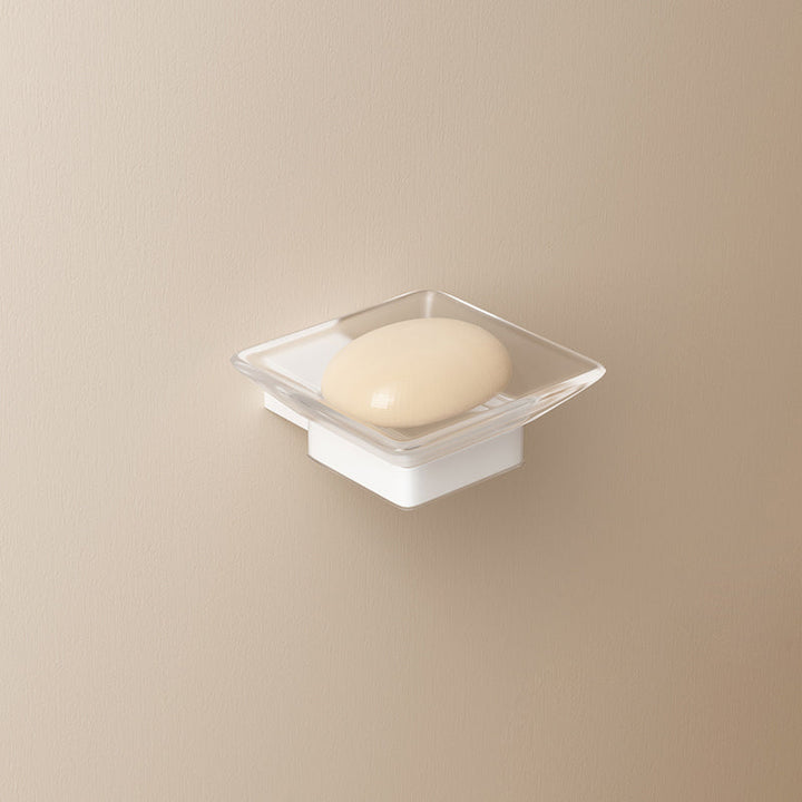 Lisslune | Modern White Bathroom Accessory Set Stainless Steel Bath Hardware Set