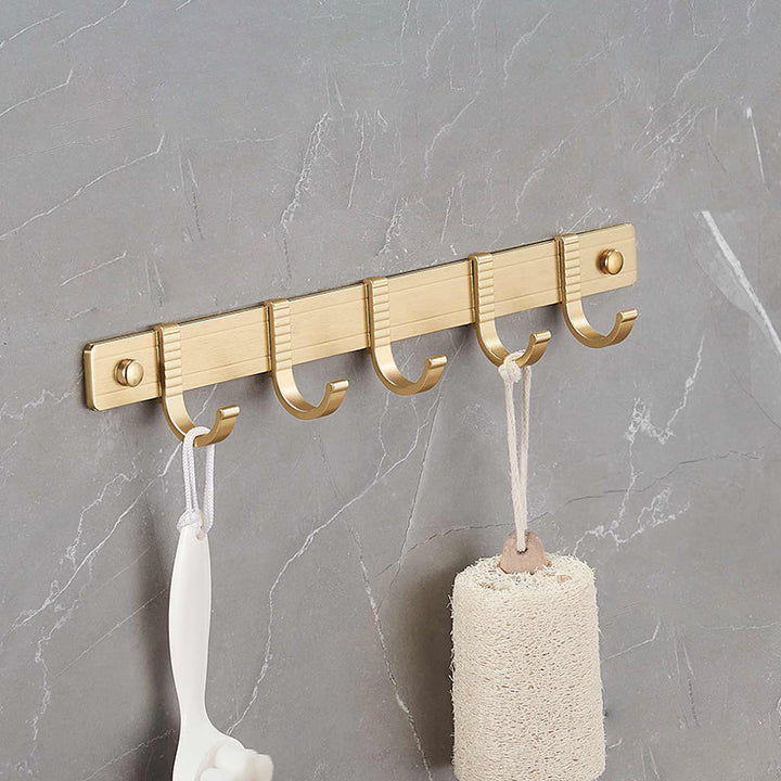 Lisslune | Modern Metal Bathroom Hardware Set Gold Bathroom Accessories Hardware Set