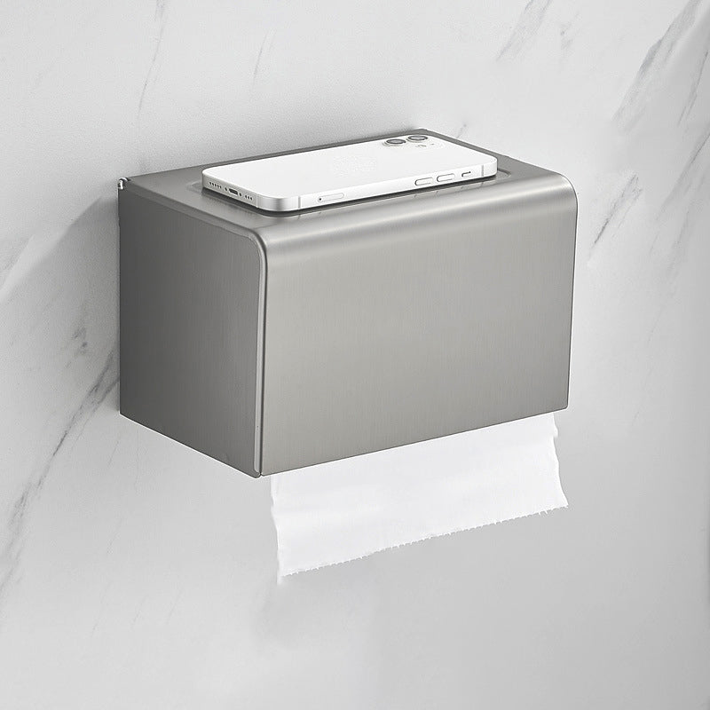 Lisslune | Modern Chrome Bathroom Accessories Set Aluminum Bathroom Fittings Set