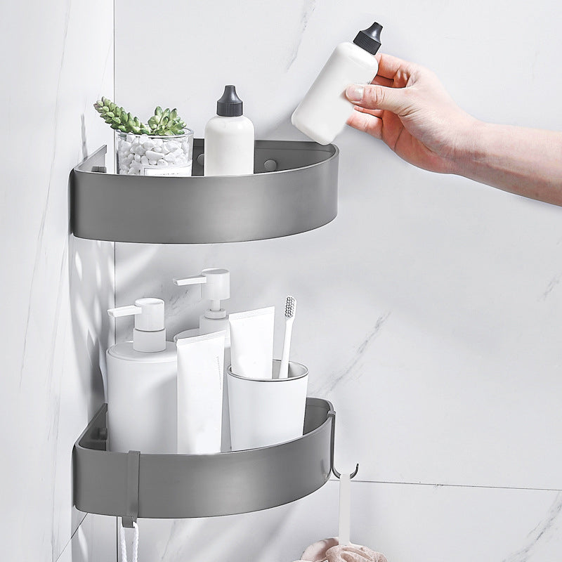 Lisslune | Modern Chrome Bathroom Accessories Set Aluminum Bathroom Fittings Set