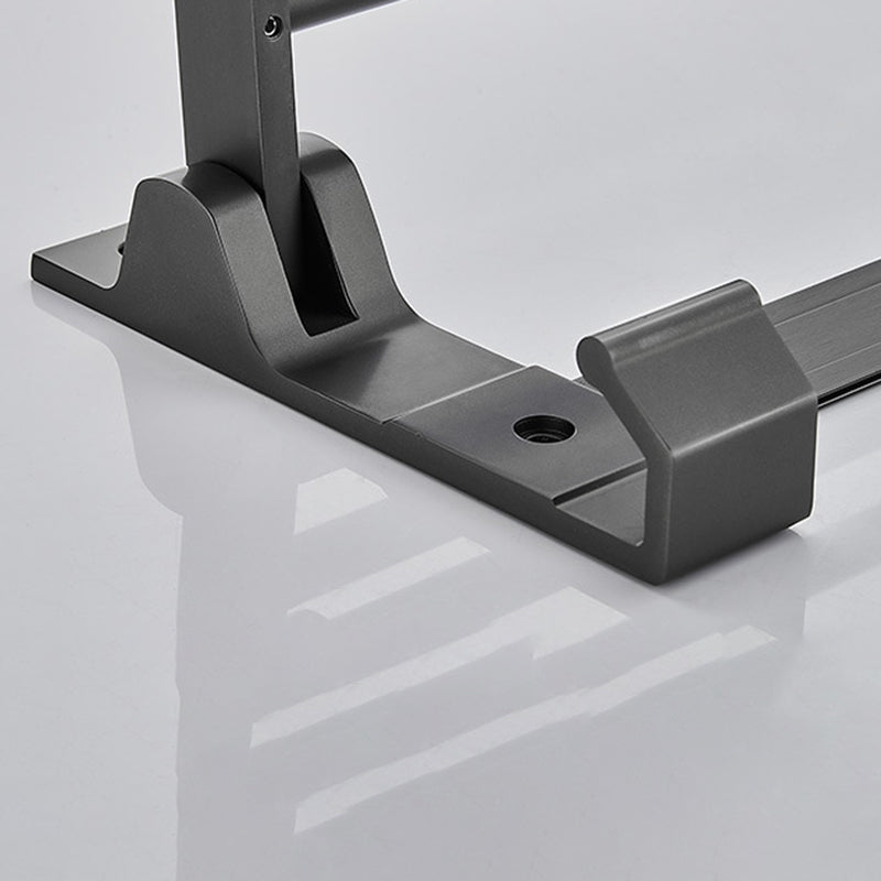 Lisslune | Modern Chrome Bathroom Accessories Set Aluminum Bathroom Fittings Set