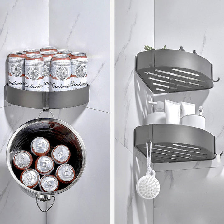Lisslune | Modern Chrome Bathroom Accessories Set Aluminum Bathroom Fittings Set