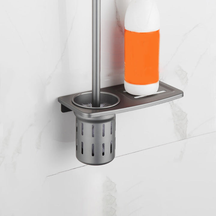 Lisslune | Modern Chrome Bathroom Accessories Set Aluminum Bathroom Fittings Set