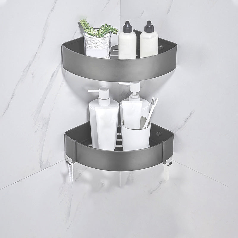 Lisslune | Modern Chrome Bathroom Accessories Set Aluminum Bathroom Fittings Set