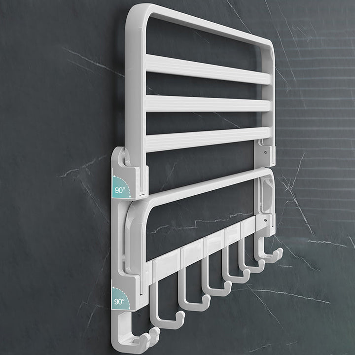 Lisslune | Modern white bathroom accessories as a single piece or in a set made of metal