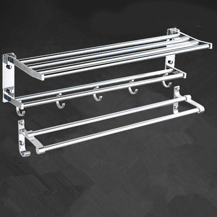 Lisslune | Modern Stainless Steel Paper Holder Bathroom Shelf Bathroom Accessories Set