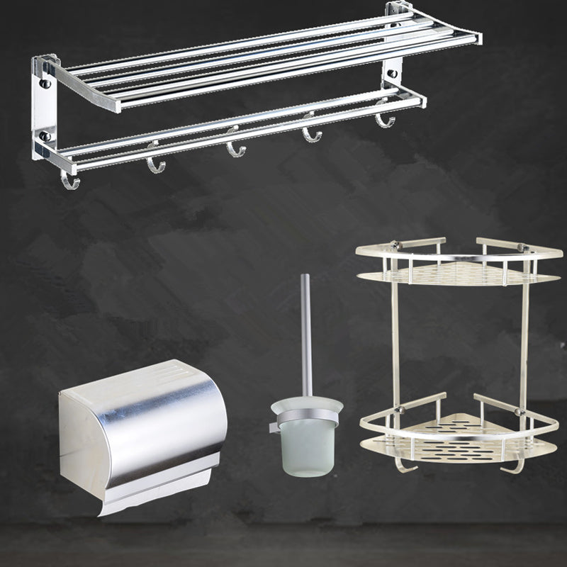 Lisslune | Modern Stainless Steel Paper Holder Bathroom Shelf Bathroom Accessories Set