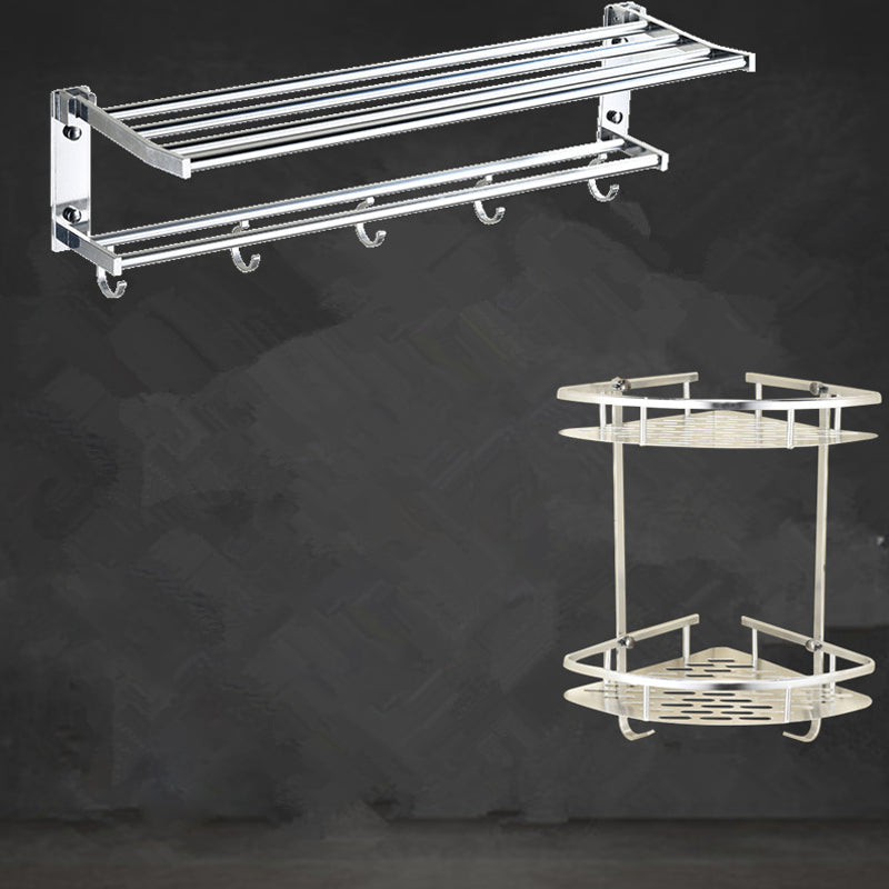 Lisslune | Modern Stainless Steel Paper Holder Bathroom Shelf Bathroom Accessories Set