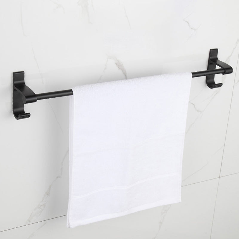 Lisslune | Modern Matt Black Bathroom Shelf Paper Holder Bathroom Accessory Set