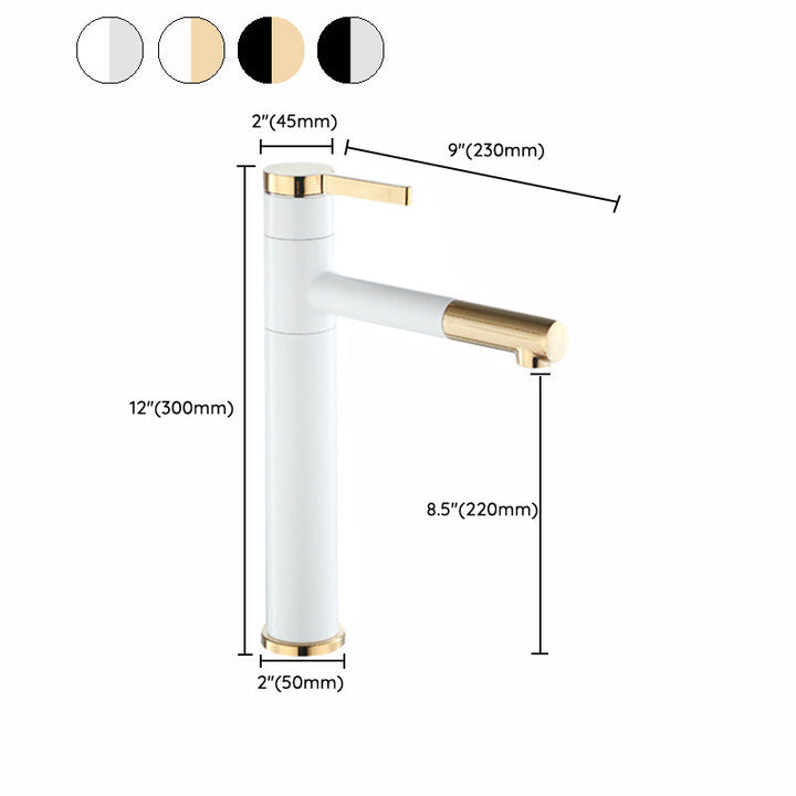 Lisslune | Glam Centerset Water Faucets Single Lever Bathtub Faucet