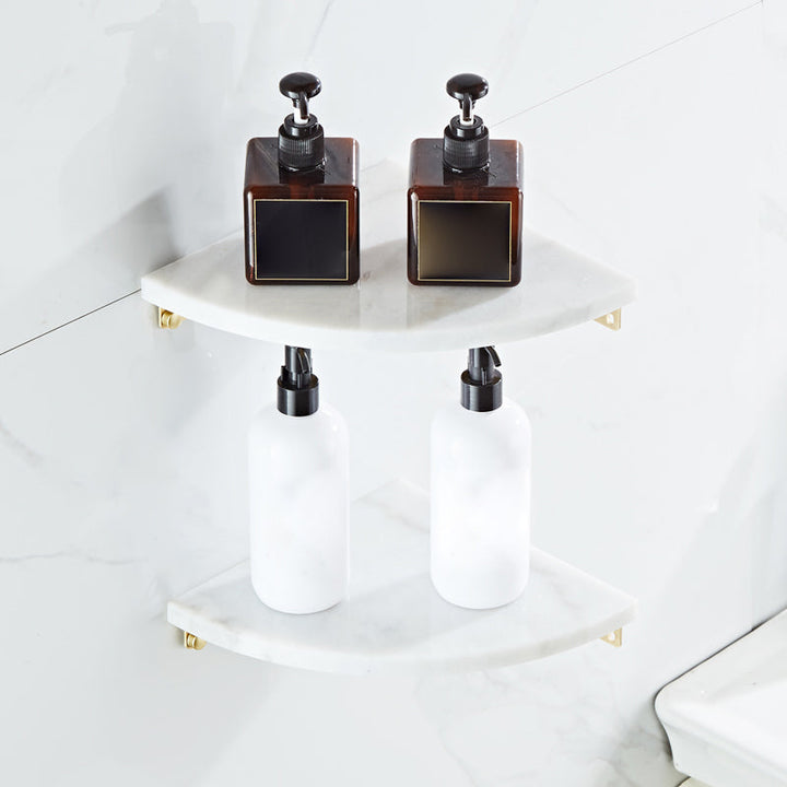 Lisslune | Modern White Bathroom Accessory As A Single Piece Or In A Set Made Of Marble