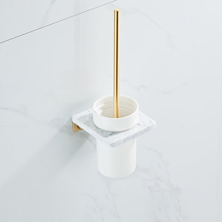 Lisslune | Modern White Bathroom Accessory As A Single Piece Or In A Set Made Of Marble