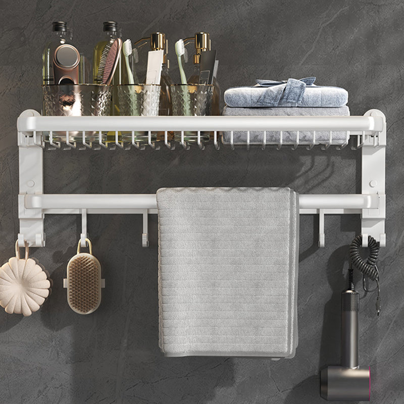 Lisslune | Modern Bathroom Accessory Set White Paper Holder Bathroom Shelf Bathroom Fittings Set