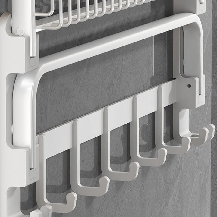 Lisslune | Modern Bathroom Accessory Set White Paper Holder Bathroom Shelf Bathroom Fittings Set