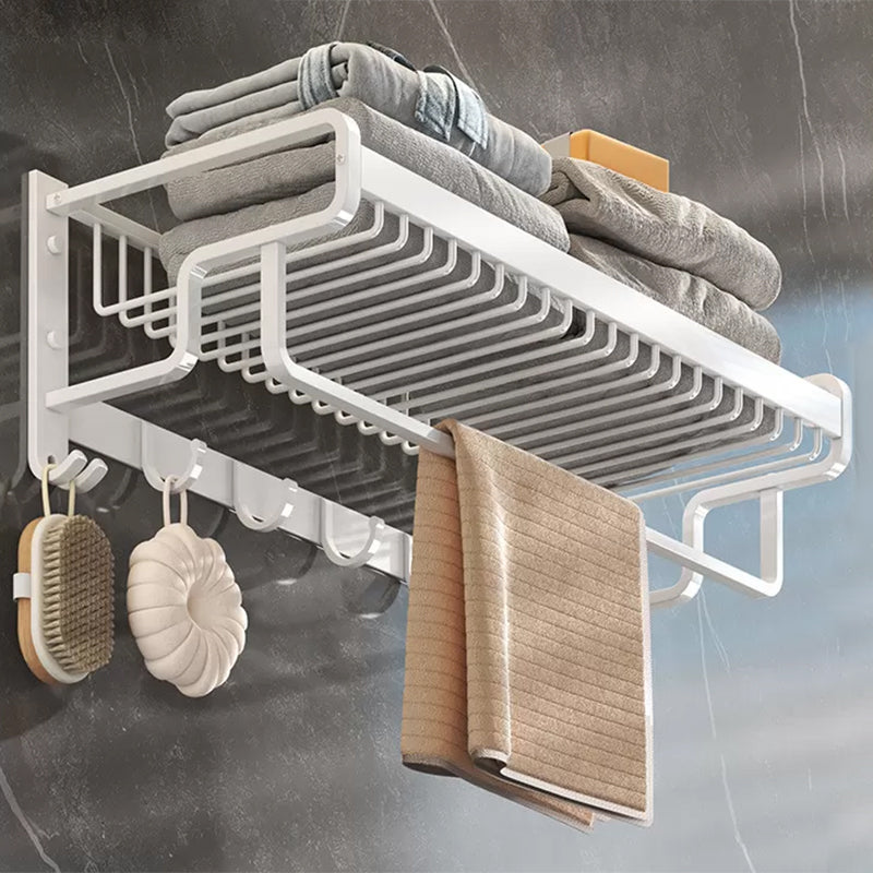 Lisslune | Modern Bathroom Accessory Set White Paper Holder Bathroom Shelf Bathroom Fittings Set