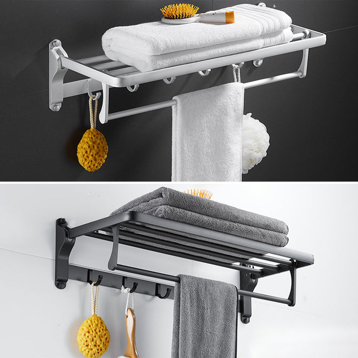 Lisslune | 6-piece contemporary bathroom accessory set bathroom shelf/towel bar paper holder included