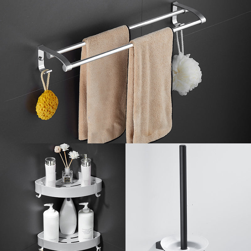 Lisslune | 6-piece contemporary bathroom accessory set bathroom shelf/towel bar paper holder included