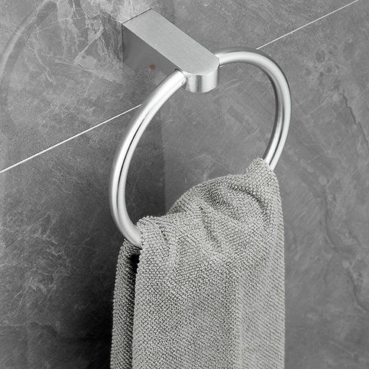 Lisslune | 6-piece Chrome Bathroom Accessory as Individual Piece or as Set with Towel Ring Bar