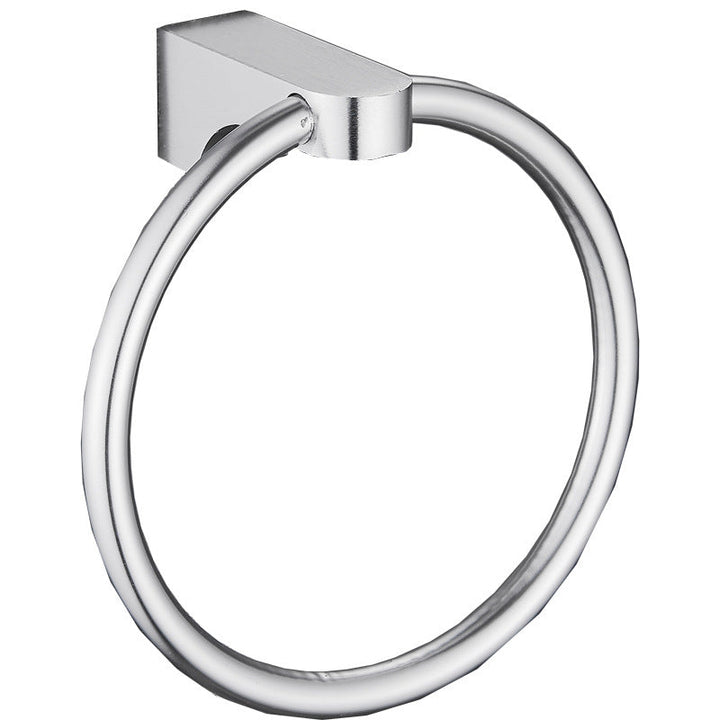 Lisslune | 6-piece Chrome Bathroom Accessory as Individual Piece or as Set with Towel Ring Bar