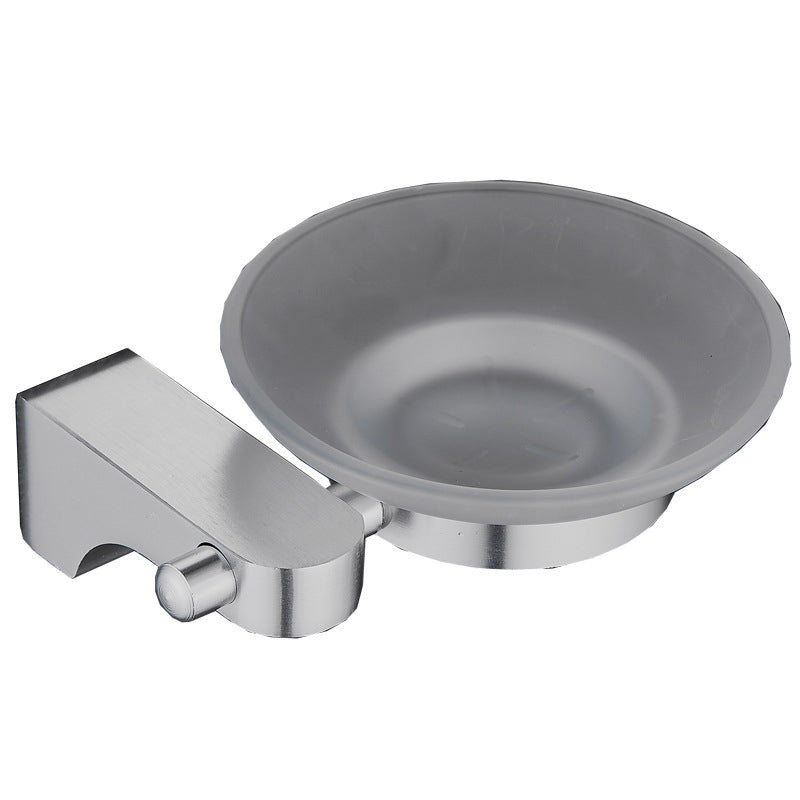 Lisslune | 6-piece Chrome Bathroom Accessory as Individual Piece or as Set with Towel Ring Bar