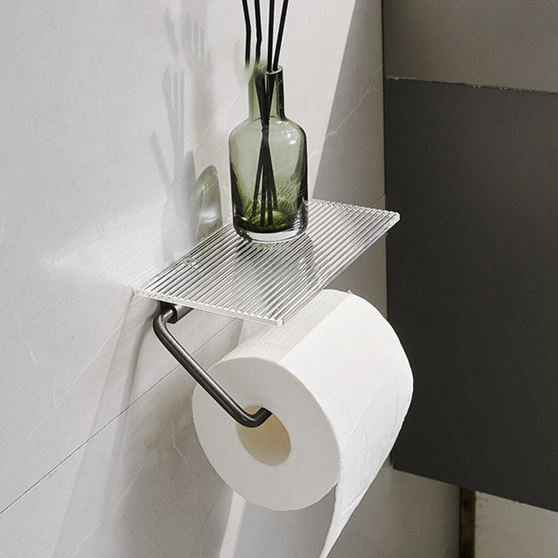 Lisslune | Modern Bathroom Set Gray Towel Rack Bathroom Shelf Bathroom Accessories Set