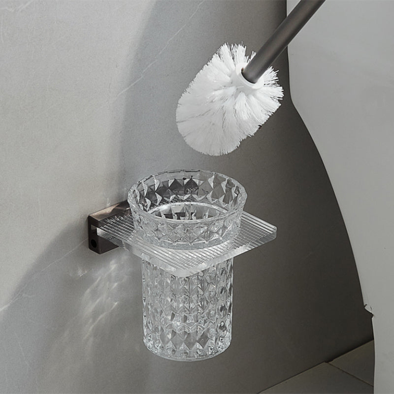 Lisslune | Modern Bathroom Set Gray Towel Rack Bathroom Shelf Bathroom Accessories Set