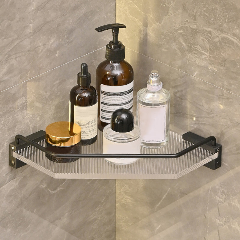 Lisslune | Modern Bathroom Accessories Set Black Towel Bar Bathroom Shelf Bathroom Fittings Set