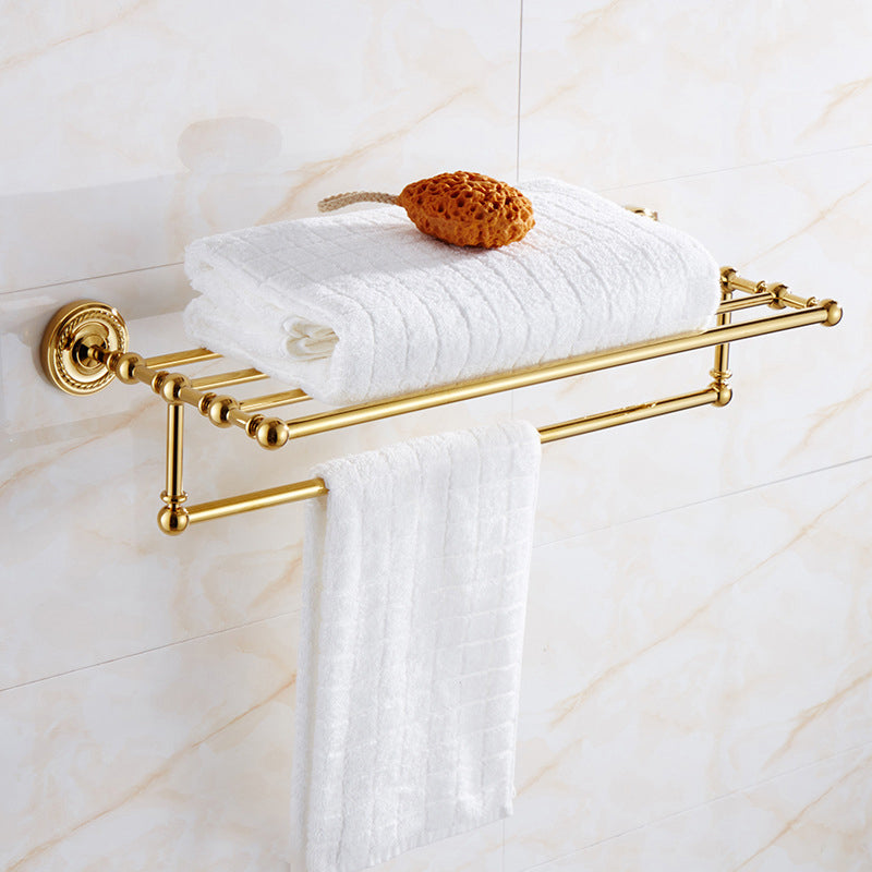 Lisslune | Traditional Golden Bathroom Accessories Set Copper Bathroom Set