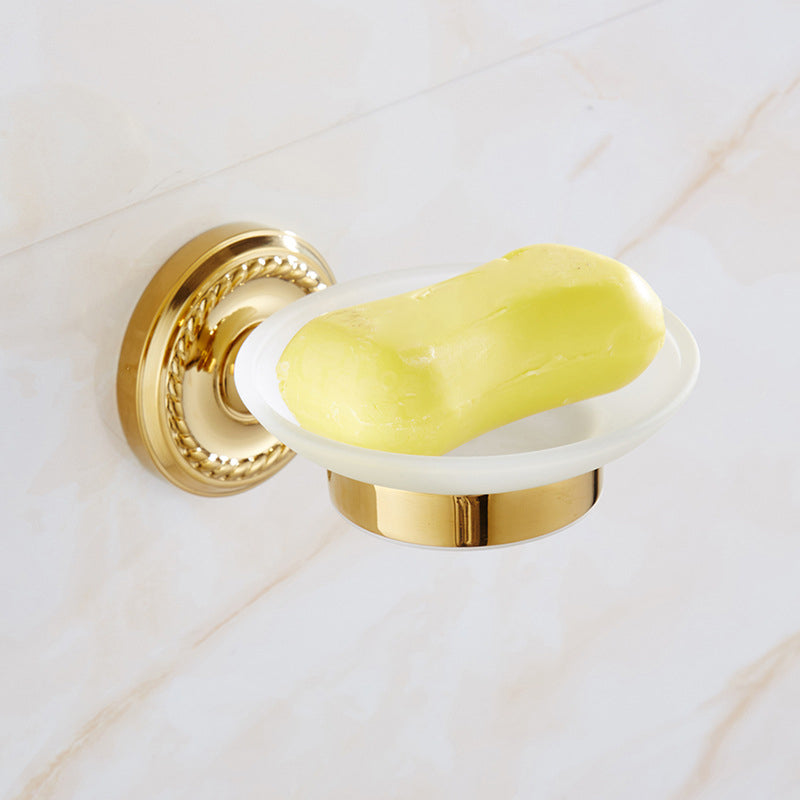 Lisslune | Traditional Golden Bathroom Accessories Set Copper Bathroom Set