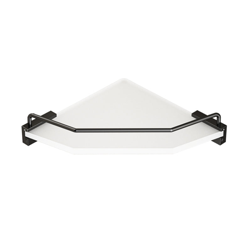 Lisslune | Modern Bathroom Accessory Set Bathroom Shelf Towel Holder Black Bathroom Accessory Set