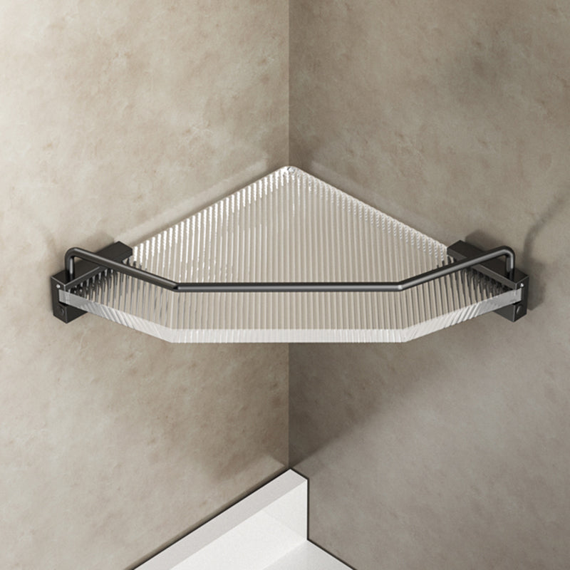 Lisslune | Modern Bathroom Accessory Set Bathroom Shelf Towel Holder Black Bathroom Accessory Set