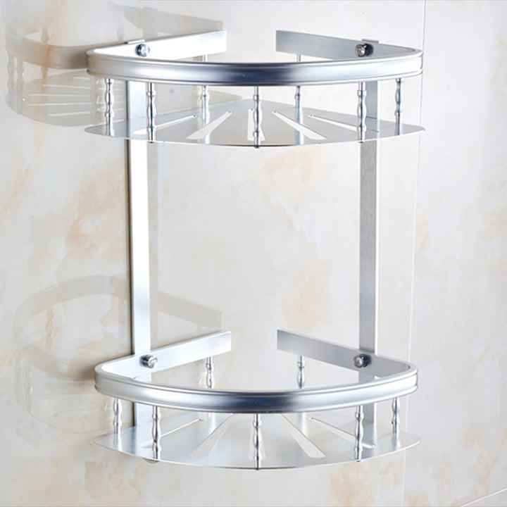 Skorter | Modern 5/6-piece bathroom accessory set with bathroom shelf/robe hooks/towel bar