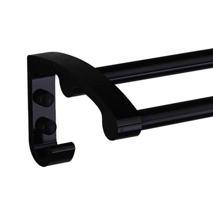 Skorter | Modern 5/6-piece bathroom accessory set with bathroom shelf/robe hooks/towel bar