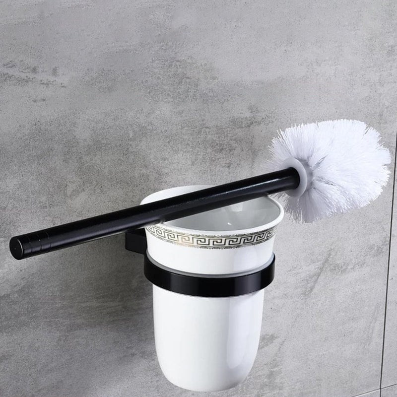 Skorter | Modern 5/6-piece bathroom accessory set with bathroom shelf/robe hooks/towel bar