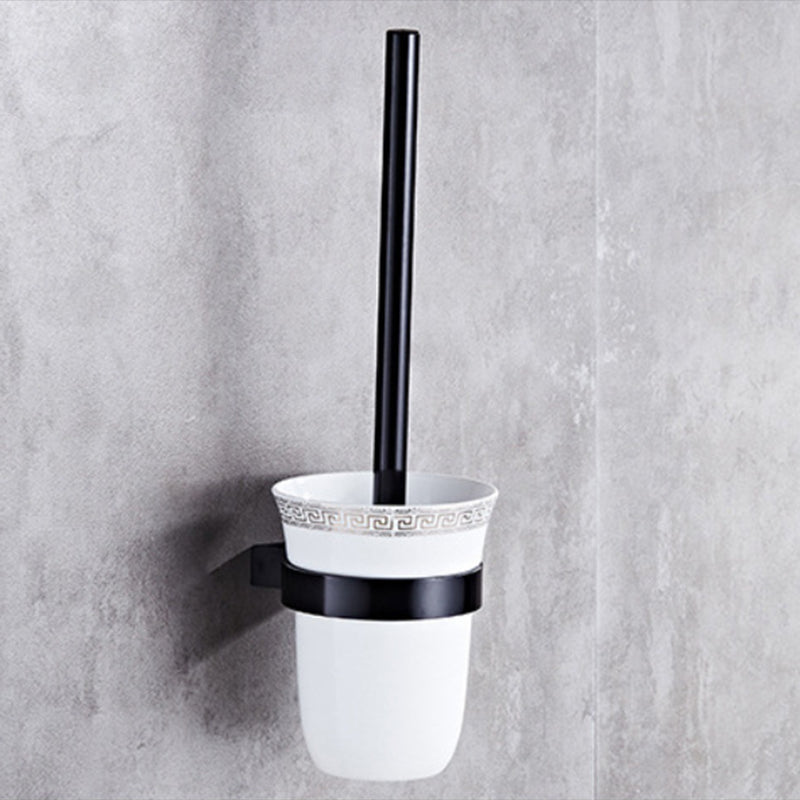 Skorter | Modern 5/6-piece bathroom accessory set with bathroom shelf/robe hooks/towel bar