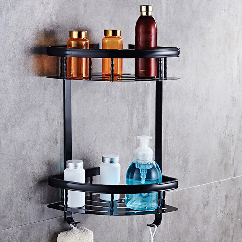 Skorter | Modern 5/6-piece bathroom accessory set with bathroom shelf/robe hooks/towel bar