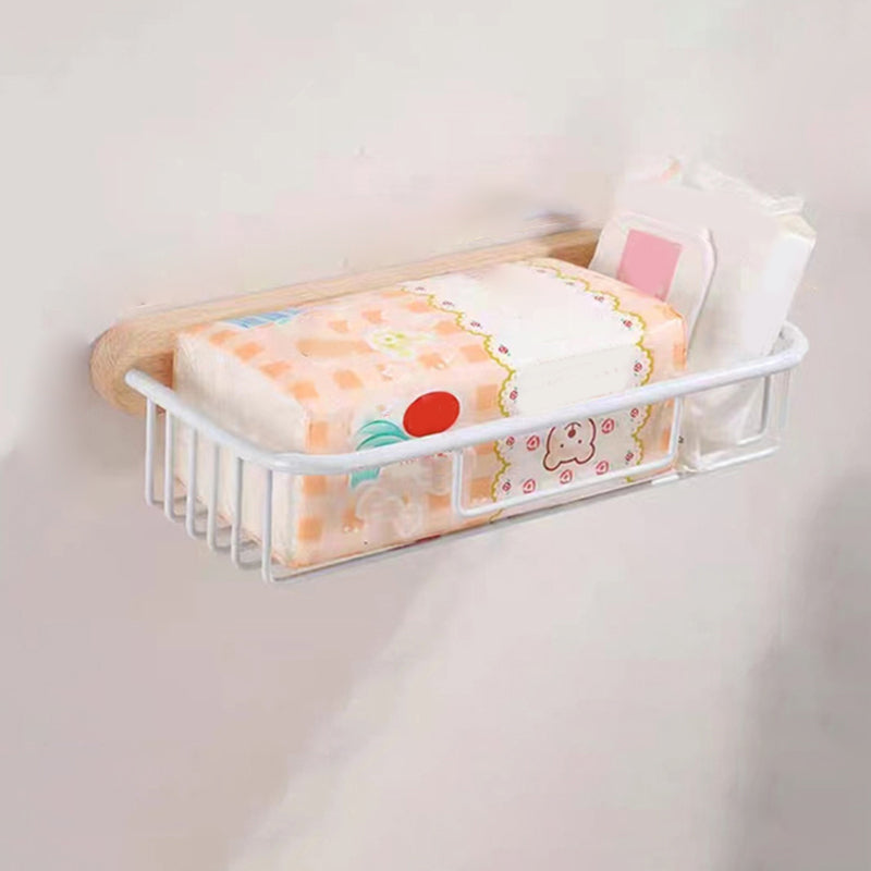 Lisslune | White Bathroom Set Solid Wood & Aluminium Bathroom Accessories individually or as a set