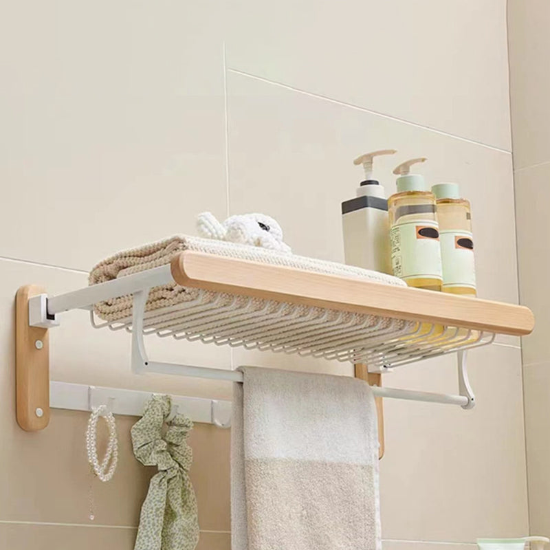 Lisslune | White Bathroom Set Solid Wood & Aluminium Bathroom Accessories individually or as a set