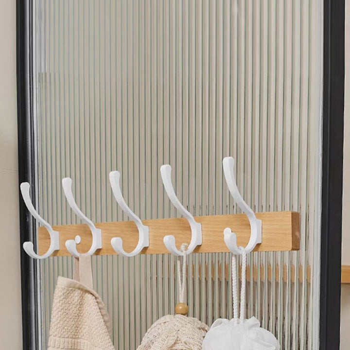 Lisslune | White Bathroom Set Solid Wood & Aluminium Bathroom Accessories individually or as a set