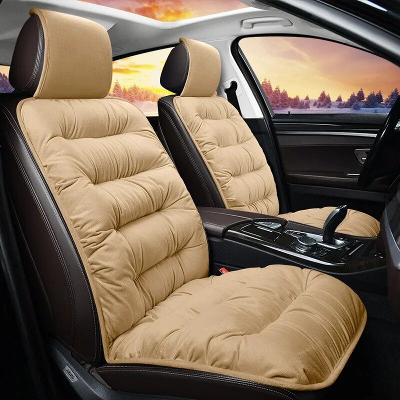 Lisslune | All-year Plush Fleece Car Seat Cushion