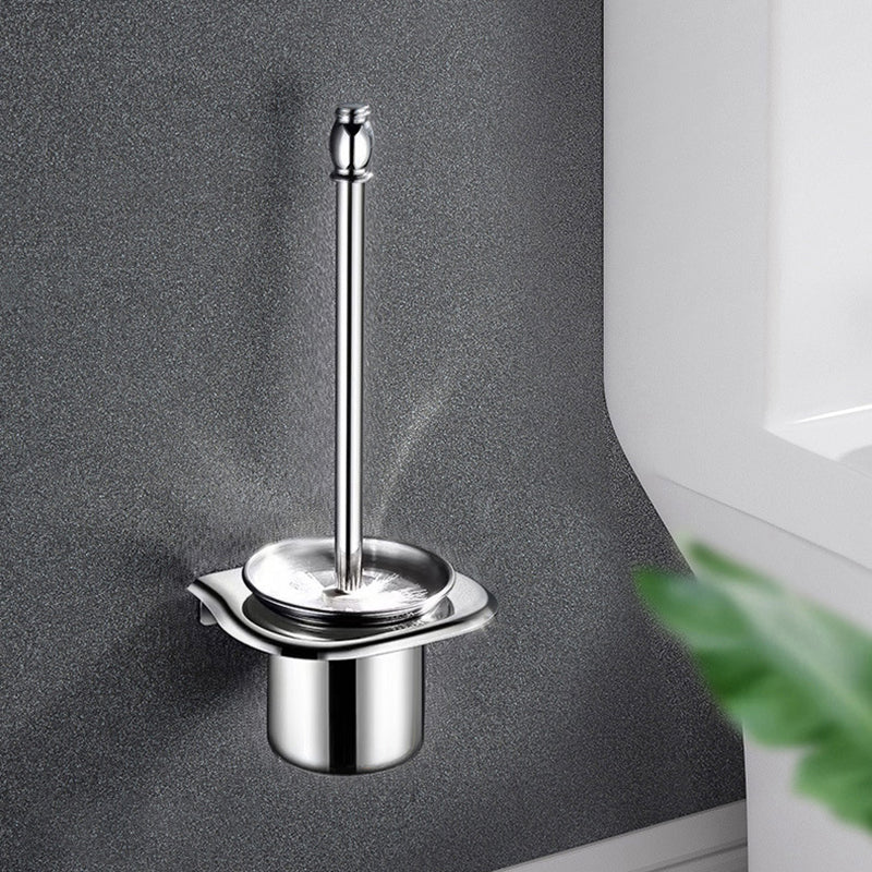 Lisslune | Classic Polished Chrome Bathroom Accessory Set Towel Rail/Paper Holder/Bathrobe Hook Included