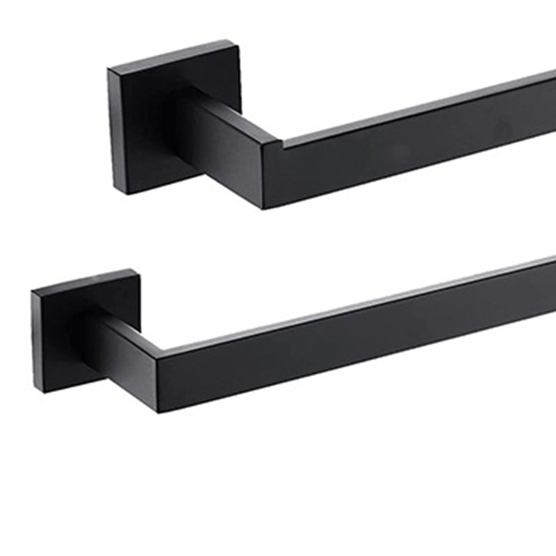 Lisslune | 7-piece bathroom accessory set made of stainless steel with paper holder/robe hook/towel ring bar