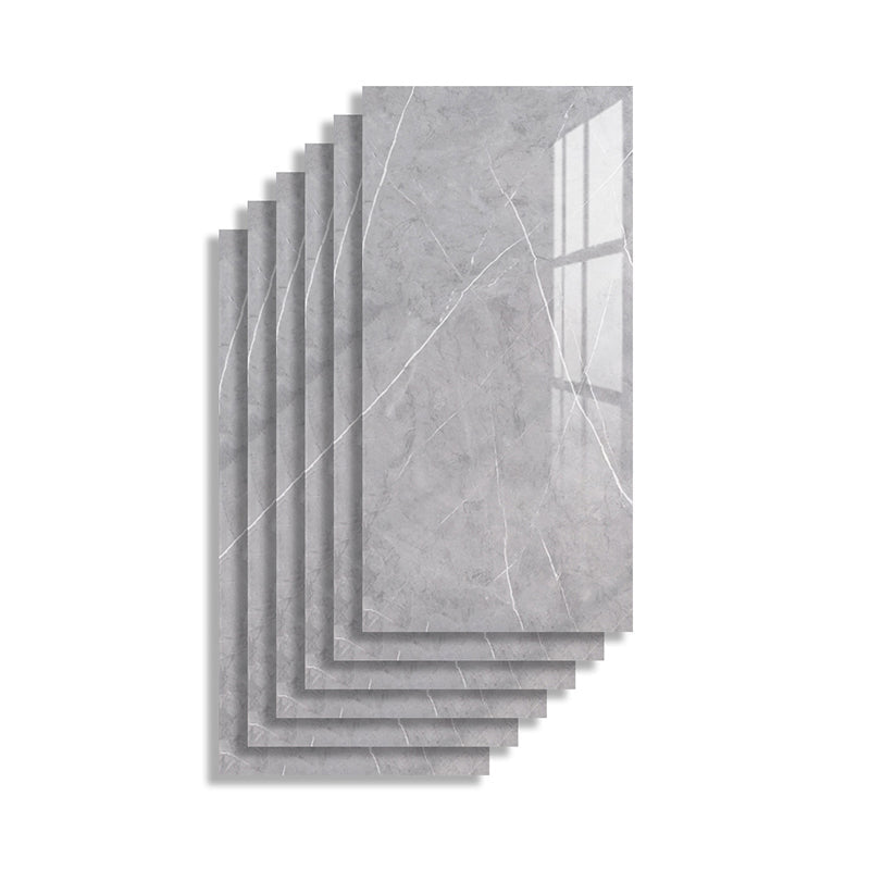 Lisslune | Rectangular PVC 12" X 23" 6-Pack Peel and Stick Wall Tile Kitchen and Bathroom Back Splash