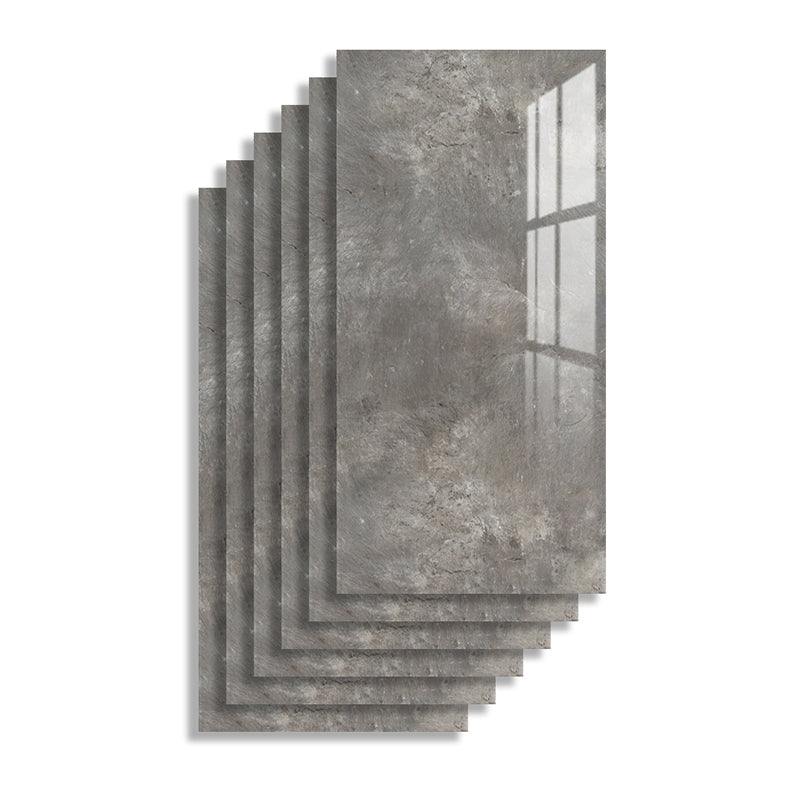 Lisslune | Rectangular PVC 12" X 23" 6-Pack Peel and Stick Wall Tile Kitchen and Bathroom Back Splash