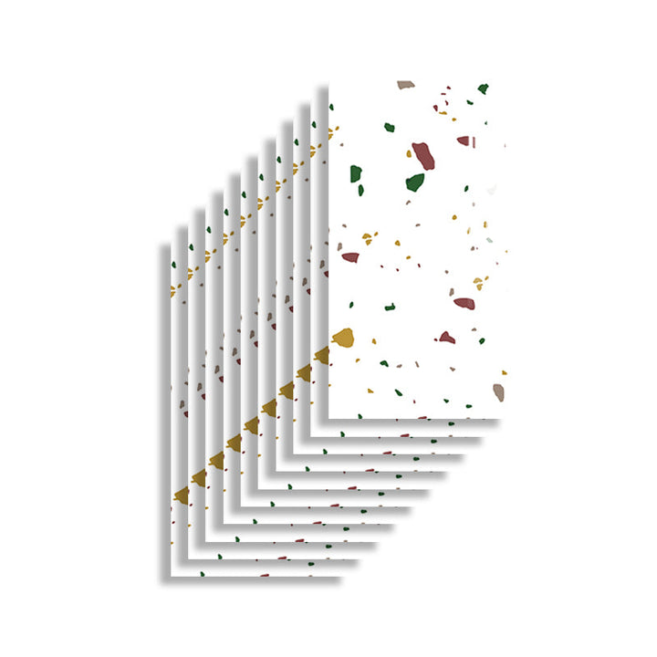 Lisslune | 10 Pack PVC Rectangular Peel & Stick Subway Tile Kitchen and Bathroom