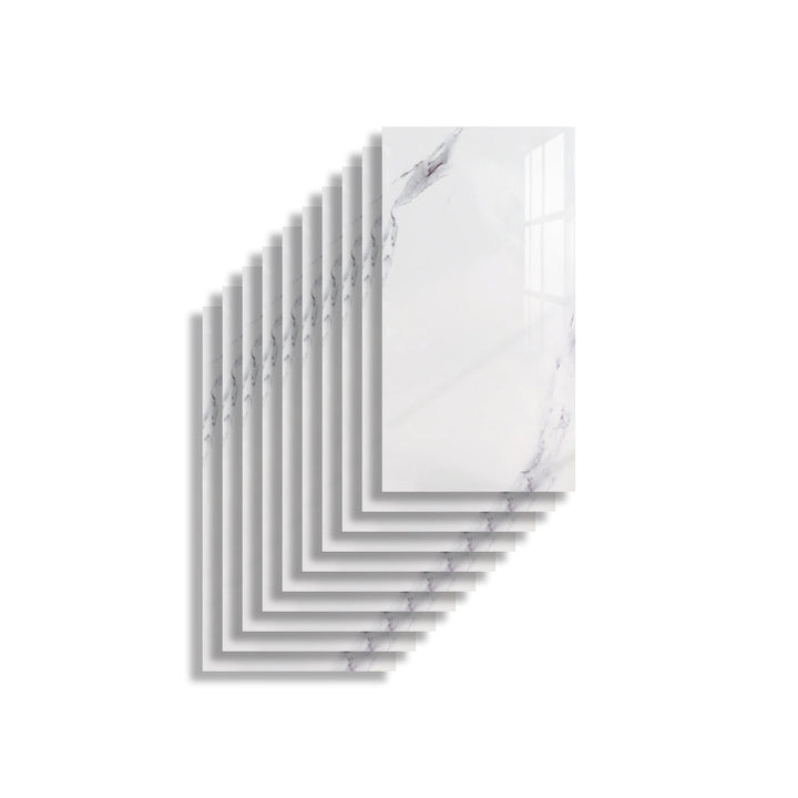 Lisslune | 10 Pack PVC Rectangular Peel & Stick Subway Tile Kitchen and Bathroom