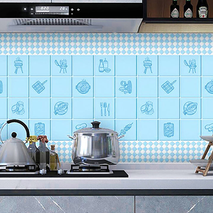 Lisslune | Wallpaper Wall Protective Film Waterproof Moisture Resistant Oil Resistant Kitchen and Bathroom